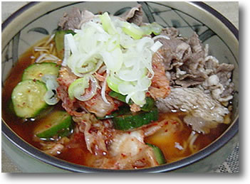 冷や冷や朝鮮素麺