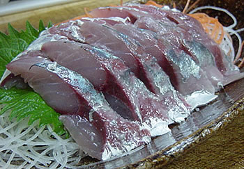 青アジで・・・