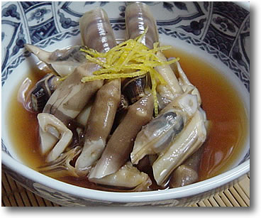 マテ貝の含め煮